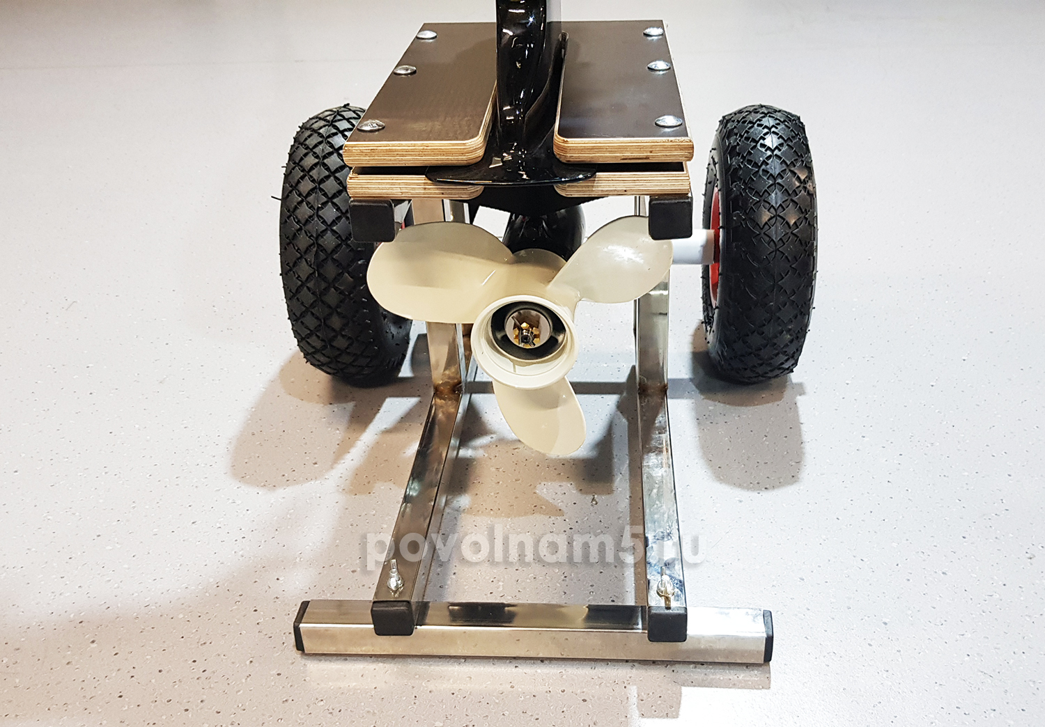 Тележка для мотора до 6 лс из нержавеющей стали