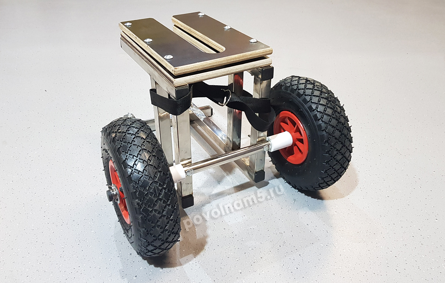Тележка для мотора 25-30 лс из нержавеющей стали