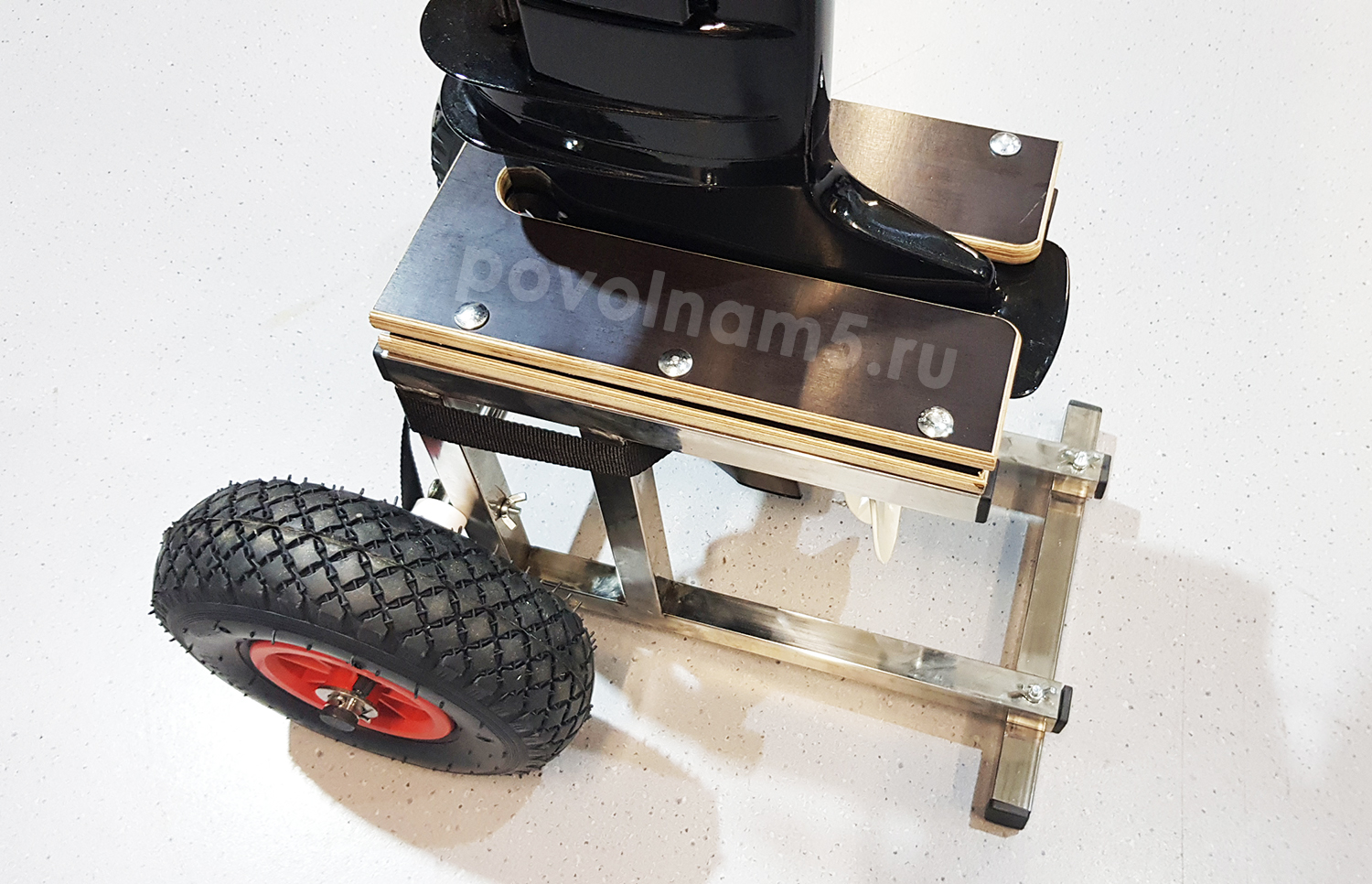 Тележка для мотора 25-30 лс из нержавеющей стали
