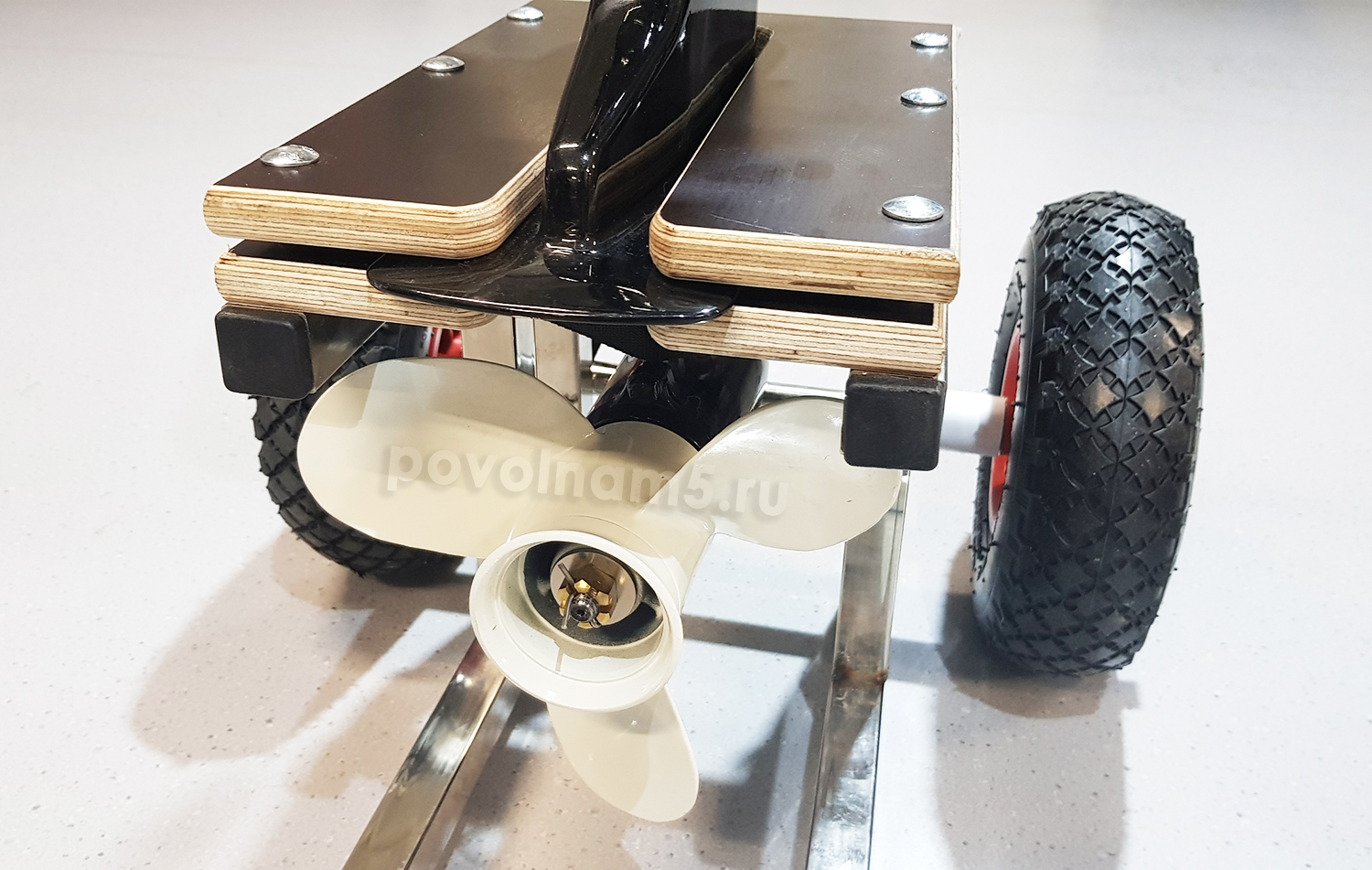 Тележка для мотора до 6 лс из нержавеющей стали