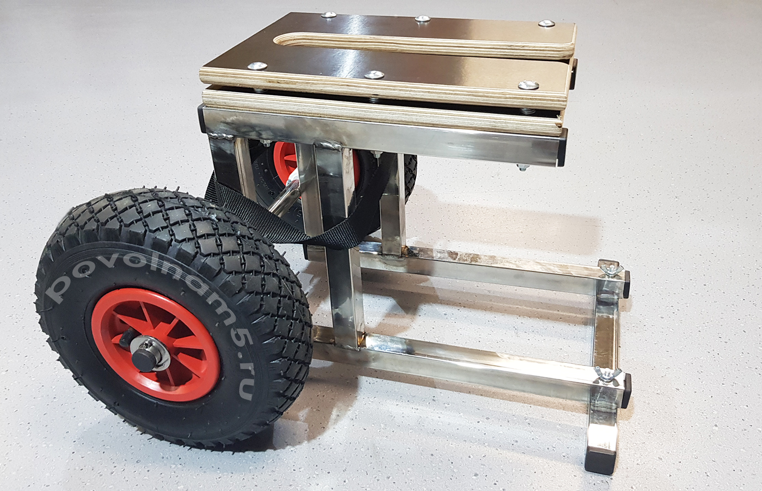 Тележка для мотора до 6 лс из нержавеющей стали